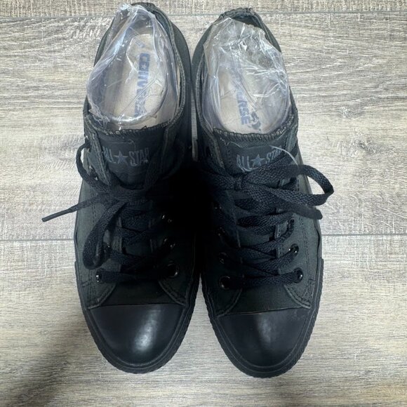 Converse Chuck Taylor All Star Ox Low Black Canvas Sneakers Women's Size 9.5 - Picture 2 of 7